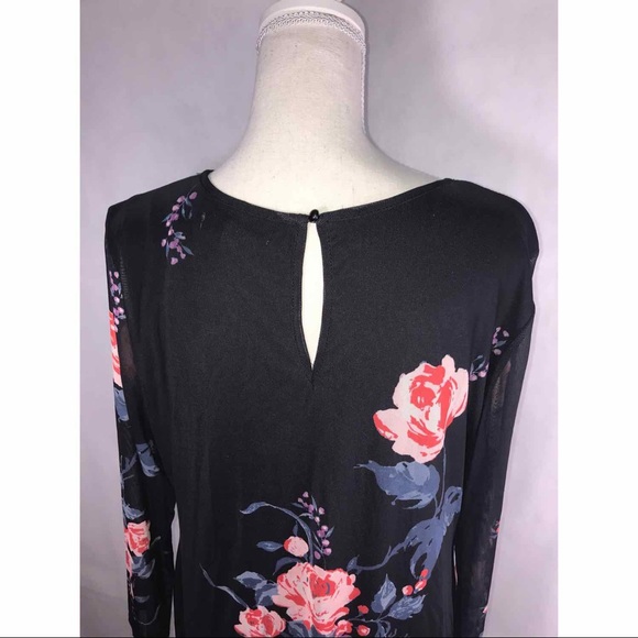 Say What? Black floral print bodycon dress - Picture 5 of 7